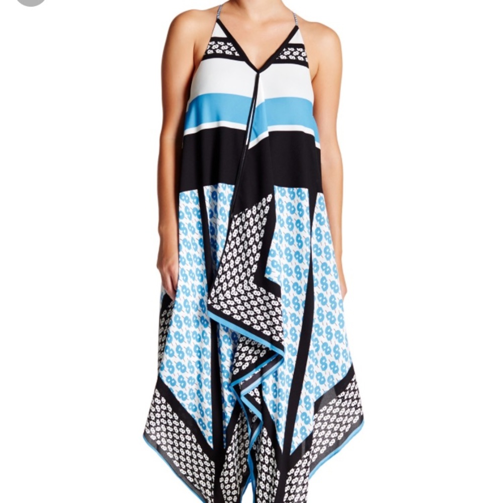 Cynthia Steffe Blue Printed Dress